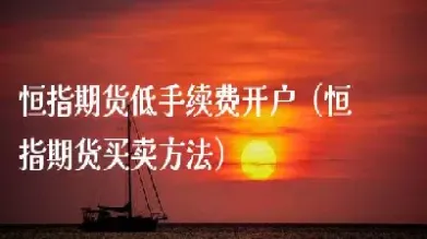 金荣恒指期货开户(恒指期货开户广汇)_https://cj.meihuadianqi.com_财经行情_第1张