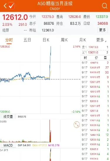 a50期货涨幅多少(a50期货涨幅多少合适)_https://cj.meihuadianqi.com_财经分析_第1张