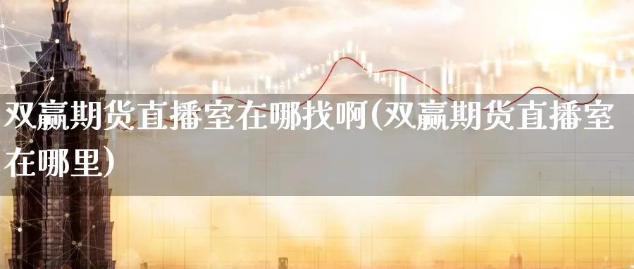 双赢期货直播室在哪找啊(双赢期货直播室在哪里)_https://cj.meihuadianqi.com_财经行情_第1张